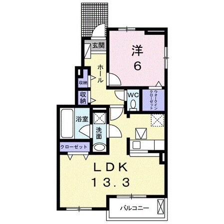 テール　フェルティル　Ⅰの物件間取画像